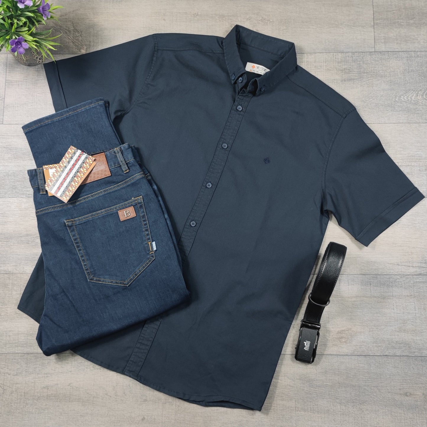 Chemisette jeans XL/5XL