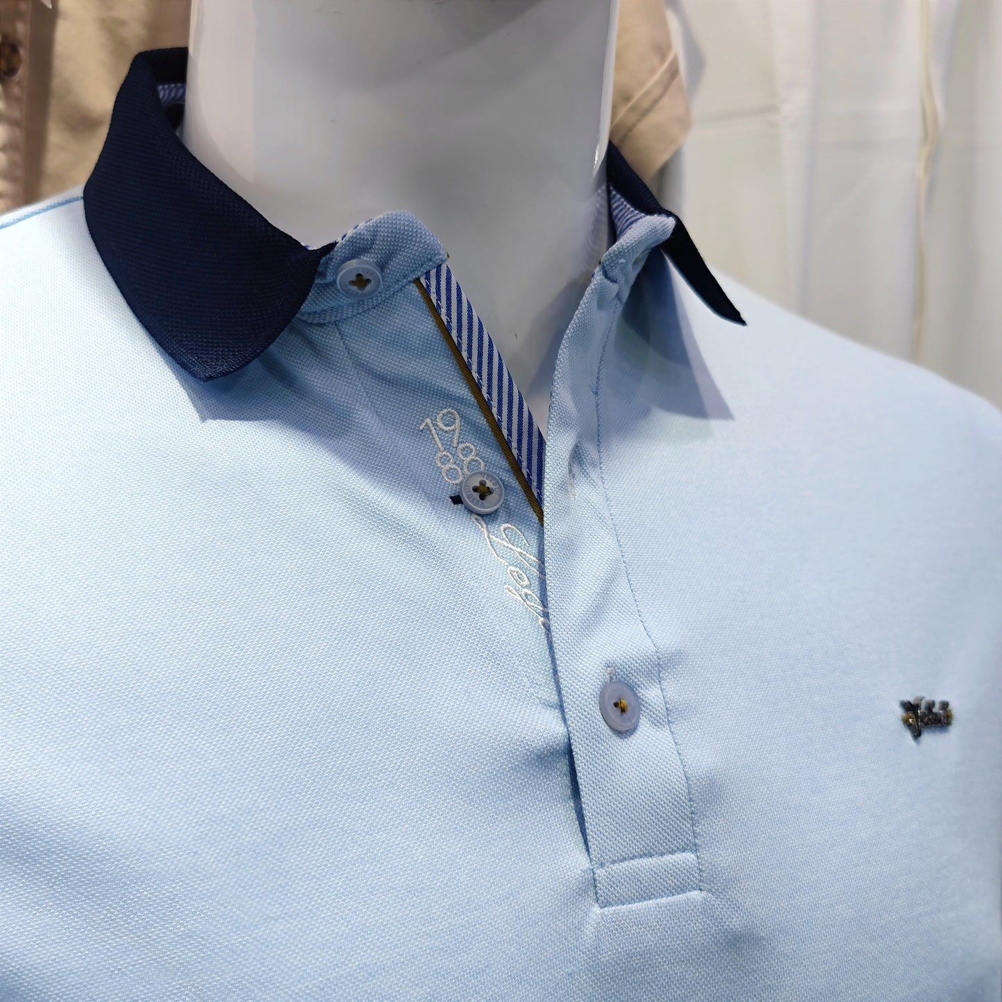 T-shirt Col Oxford M/2XL