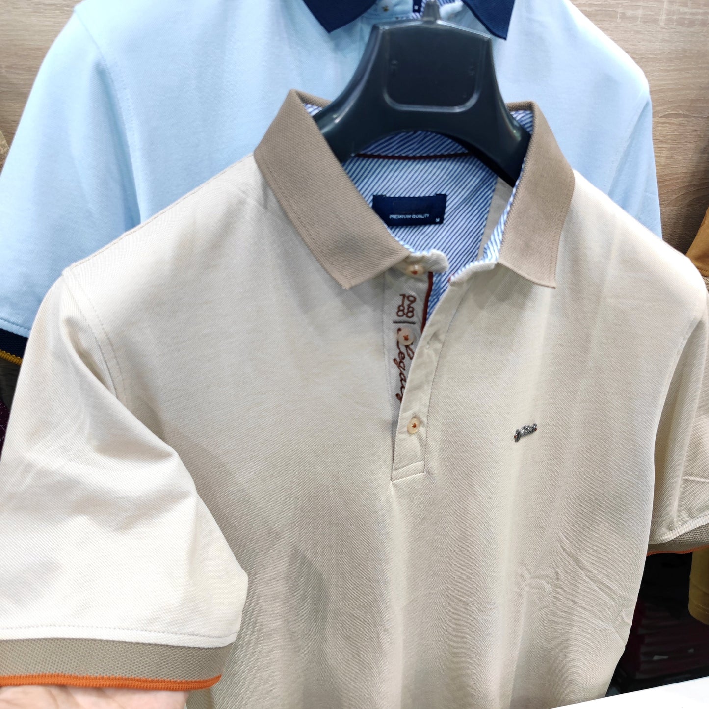 T-shirt Col Oxford M/2XL